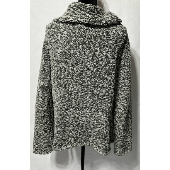 Tweeds Gray and White Boucle Sweater Cardigan Size‎ M - Picture 4 of 6